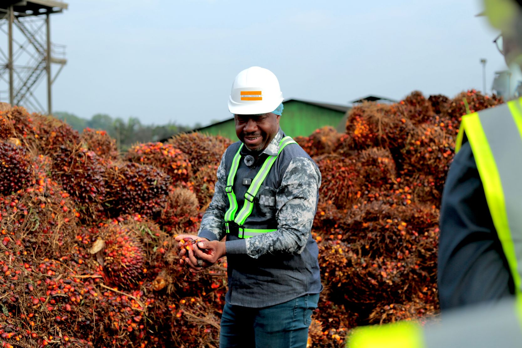 FILIÈRE PALMIER À HUILE : PACÔME KOSSY S&rsquo;IMPRÈGNE DU MODÈLE INTÉGRÉ D’OLAM PALM GABON