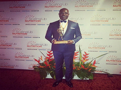 Attribution du prix des ambassadeurs de la nutrition du SUN au Gabon