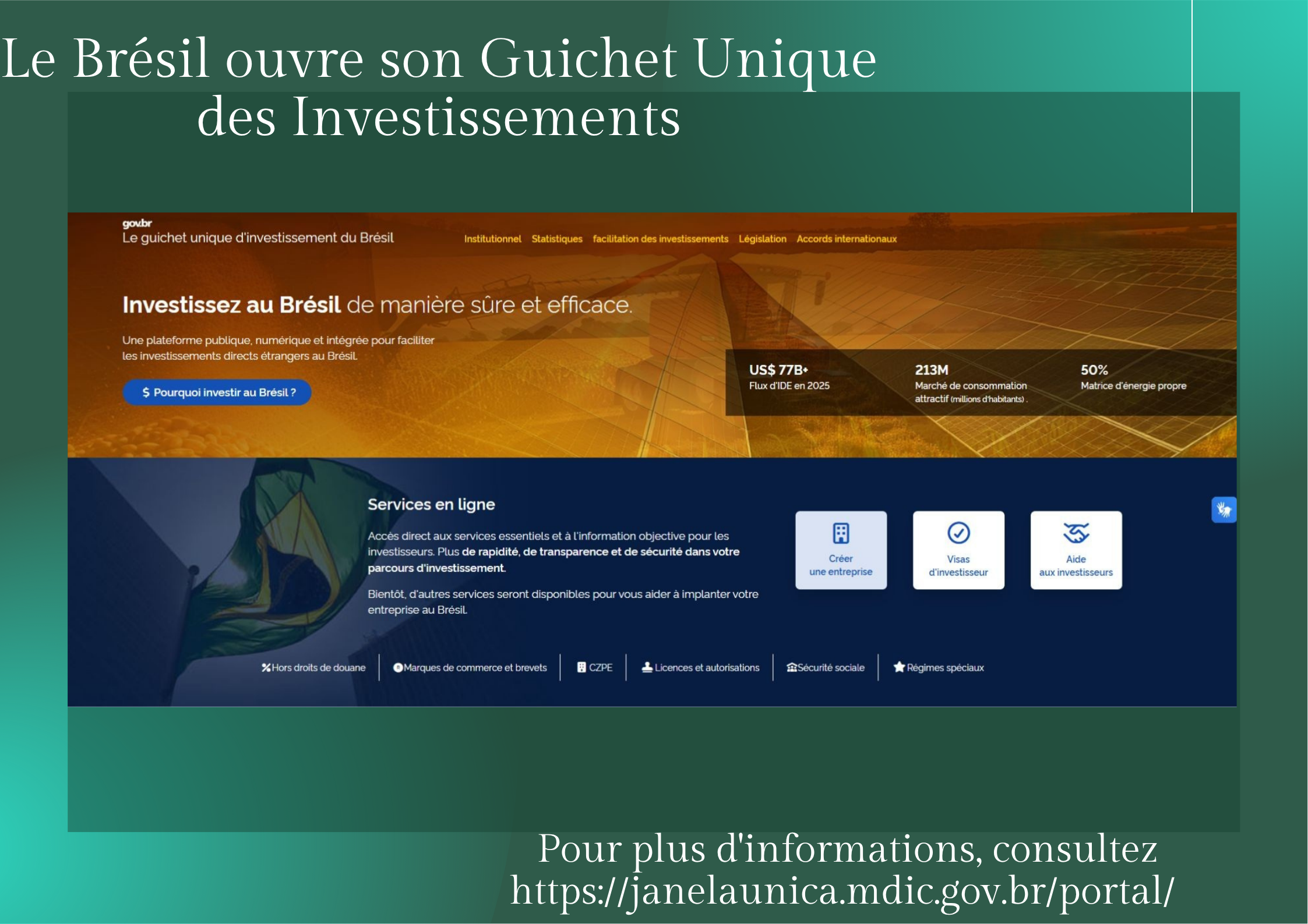 Investir au Brésil de manière sûre et efficace
