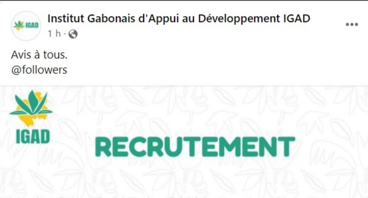 Recrutement IGAD